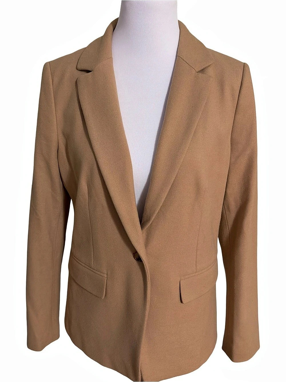 Loft Brown Taupe Blazer Lined-Size 10